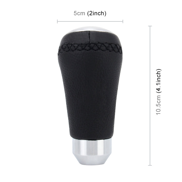 Leva del cambio modificata per auto universale, leva in pelle nera, pomello del cambio manuale a 5 marce, 5-Speed Gear Shift Knob