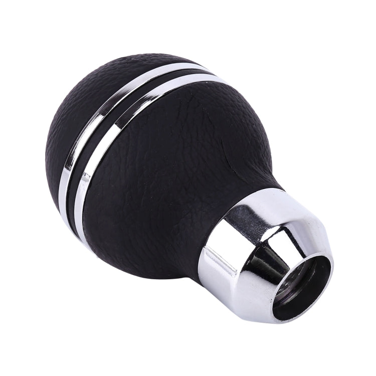 Pomello del cambio automatico manuale a forma di palla con copertura in pelle per cambio auto universale per veicolo, Ball Shape Gear Shift Knob