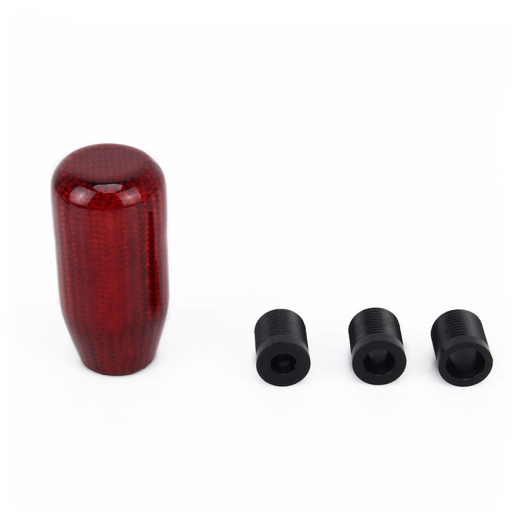 Pomello del cambio automatico manuale in fibra di carbonio per copertura del cambio per auto universale, Gear Shift Knob
