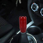Pomello del cambio automatico manuale in fibra di carbonio per copertura del cambio per auto universale, Gear Shift Knob