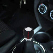 Adattatore per pomello del cambio manuale automatico in pelle nera con leva del cambio universale a forma di palla per auto, No Gear Ssign