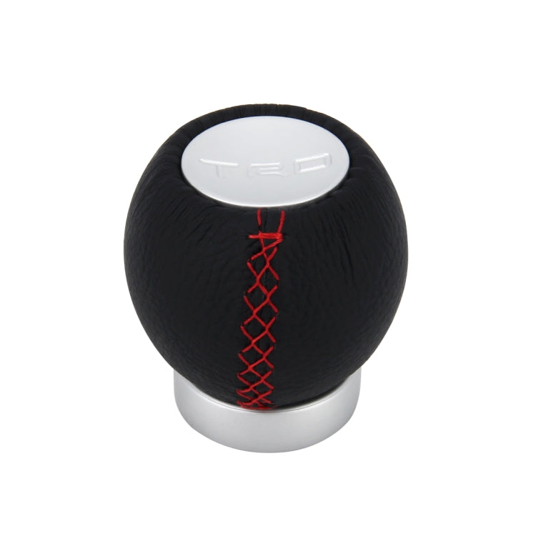 Adattatore per pomello del cambio manuale automatico in pelle nera con leva del cambio universale a forma di palla per auto, No Gear Ssign