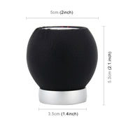 Adattatore per pomello del cambio manuale a 5 marce con leva in pelle nera modificata per auto universale, 5-Speed