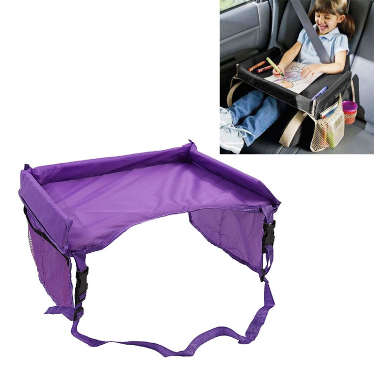 Vassoio per attività per seggiolino auto giocattolo per snack da viaggio per passeggino per bambini, Purple, Pink, Baby Blue, Black