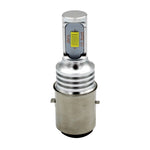H6/BA20D 1000LM 72W 6000K Luce bianca 2-LED 3570 Lampadine Fari per moto, DC 12-24V, H6/BA20D