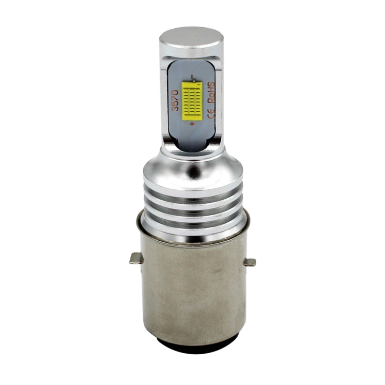 H6/BA20D 1000LM 72W 6000K Luce bianca 2-LED 3570 Lampadine Fari per moto, DC 12-24V, H6/BA20D