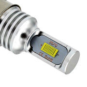 H6/BA20D 1000LM 72W 6000K Luce bianca 2-LED 3570 Lampadine Fari per moto, DC 12-24V, H6/BA20D