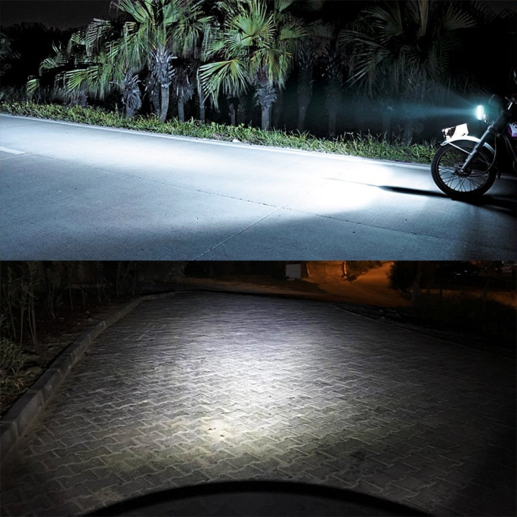 H6/BA20D 1000LM 72W 6000K Luce bianca 2-LED 3570 Lampadine Fari per moto, DC 12-24V, H6/BA20D