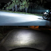 P15D/H6M 1000LM 72W 6000K Luce bianca 2-LED 3570 Lampadine Fari per moto, DC 12-24V, P15D/H6M