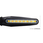 4 pezzi DC 12V moto 15-LED giallo + luce bianca Marquee-LED indicatore di direzione lampeggiante, 15-LED