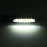 4 pezzi DC 12V moto 15-LED giallo + luce bianca Marquee-LED indicatore di direzione lampeggiante, 15-LED