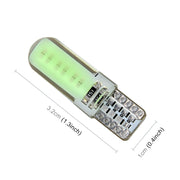 10 luci di posizione per auto T10 1.5W 90LM, DC 12V, Ice Blue Light, Red Light, White Light