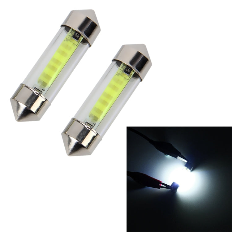 10 PZ 36mm 1W 6000K Luce bianca per auto Dome Lampada da lettura LED, DC 12V, 36mm