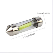10 PZ 39mm 1W 6000K Luce bianca per auto Dome Lampada da lettura LED, DC 12V, 39mm