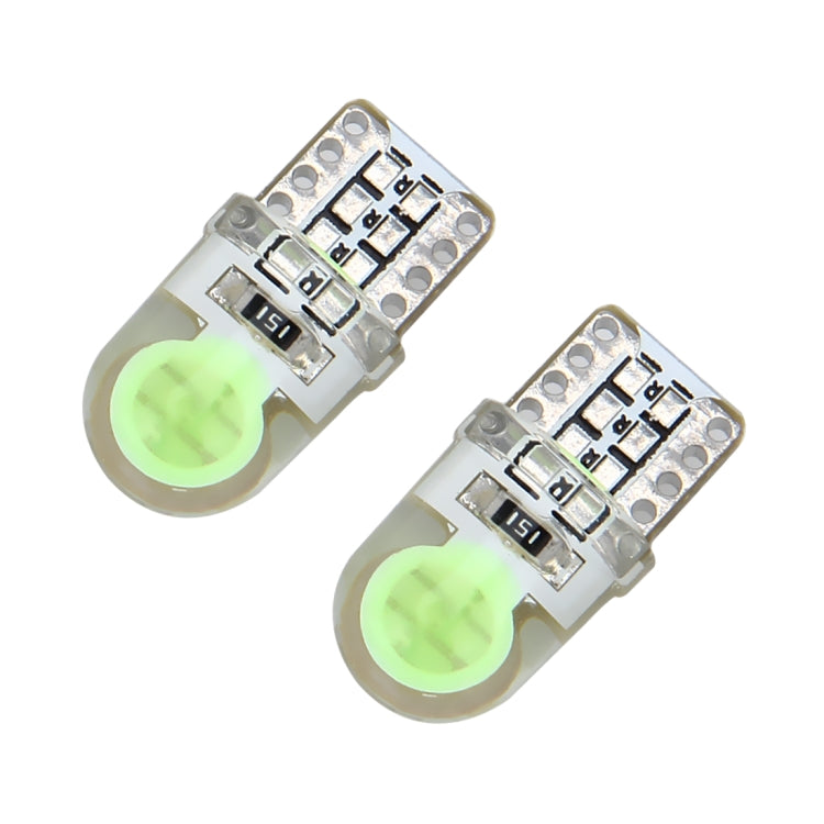 10 PZ T10 W5W DC 12V 1W 60LM Luci di ingombro per auto Lampade di posizione a LED con decodificatore, Blue Light, White Light