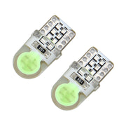 10 PZ T10 W5W DC 12V 1W 60LM Luci di ingombro per auto Lampade di posizione a LED con decodificatore, Blue Light, White Light
