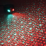 Decorazione del soffitto del tetto dell'auto 5V LED rosso verde Star Night Lights Proiettore Atmosfera Lampada Galaxy, Red Green, Red Blue