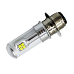 Fari moto 750LM 6000K Bianco H6M/P15D 40W Lampadine a 8 LED, DC 12-24V, H6M/P15D