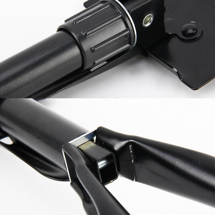 Auto Multi-funzione Veicolo Di Emergenza Metallo Acciaio Ghiaccio Neve Fango Sabbia Pala Pala pieghevole Auto Pala da neve ad alta resistenza Raschietto per ghiaccio, Steel Ice Shovel