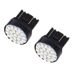 10 PZ T20/7443 Lampada per auto 1.2W 22-SMD 1206 Lampadine a LED Luce freno, T20/7443 Red Light, T20/7443 Yellow Light