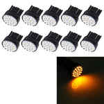 10 PZ T20/7443 Lampada per auto 1.2W 22-SMD 1206 Lampadine a LED Luce freno, T20/7443 Red Light, T20/7443 Yellow Light