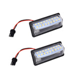 2 pz. Luce targa a LED 18-SMD Lampadine Lampade per Nissan/Teana 03 / Tada 03-08 /Sylphy 2008 /Sunny 2001-2006,2W 120LM,6000K, DC12V (luce bianca), for Nissan