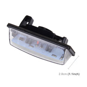 2 pz. Luce targa a LED 18-SMD Lampadine Lampade per Nissan/Teana 03 / Tada 03-08 /Sylphy 2008 /Sunny 2001-2006,2W 120LM,6000K, DC12V (luce bianca), for Nissan
