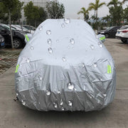 Copriauto SUV PEVA antipolvere impermeabile e resistente al sole con strisce di avvertenza, adatto per auto fino a 4,7 m (183 pollici) di lunghezza, 183inch (M)