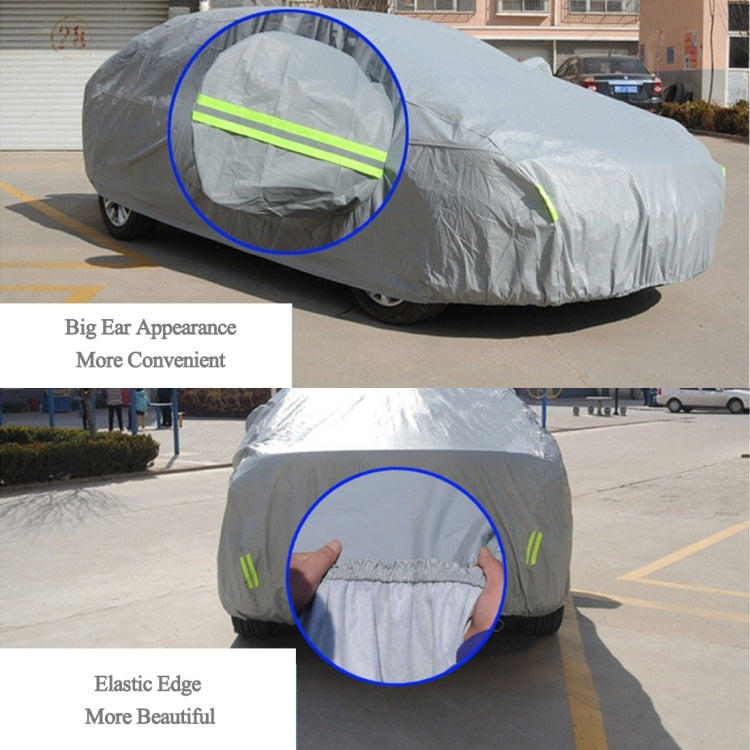 Copriauto SUV resistente al sole impermeabile antipolvere PEVA con strisce di avvertenza, 207inch (XXL)
