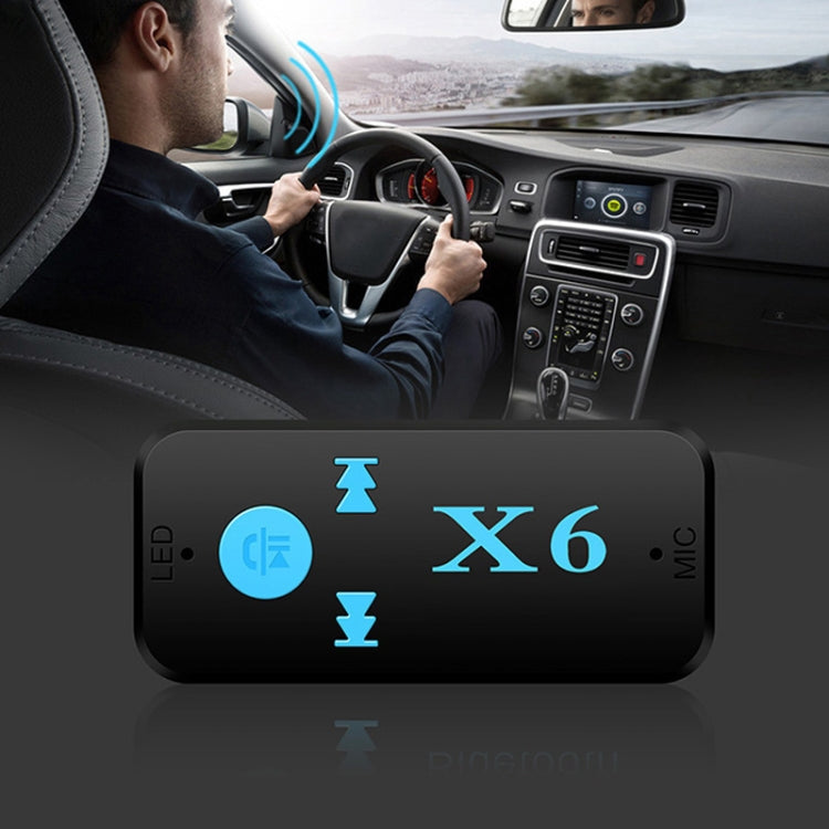 Adattatore per ricevitore per lettore musicale audio Bluetooth V4.1 per auto HQX6, supporto vivavoce wireless, scheda TF e ricarica USB, HQX6