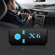 Adattatore per ricevitore per lettore musicale audio Bluetooth V4.1 per auto HQX6, supporto vivavoce wireless, scheda TF e ricarica USB, HQX6