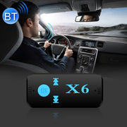 Adattatore per ricevitore per lettore musicale audio Bluetooth V4.1 per auto HQX6, supporto vivavoce wireless, scheda TF e ricarica USB, HQX6