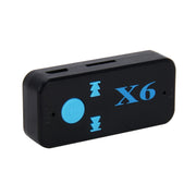 Adattatore per ricevitore per lettore musicale audio Bluetooth V4.1 per auto HQX6, supporto vivavoce wireless, scheda TF e ricarica USB, HQX6