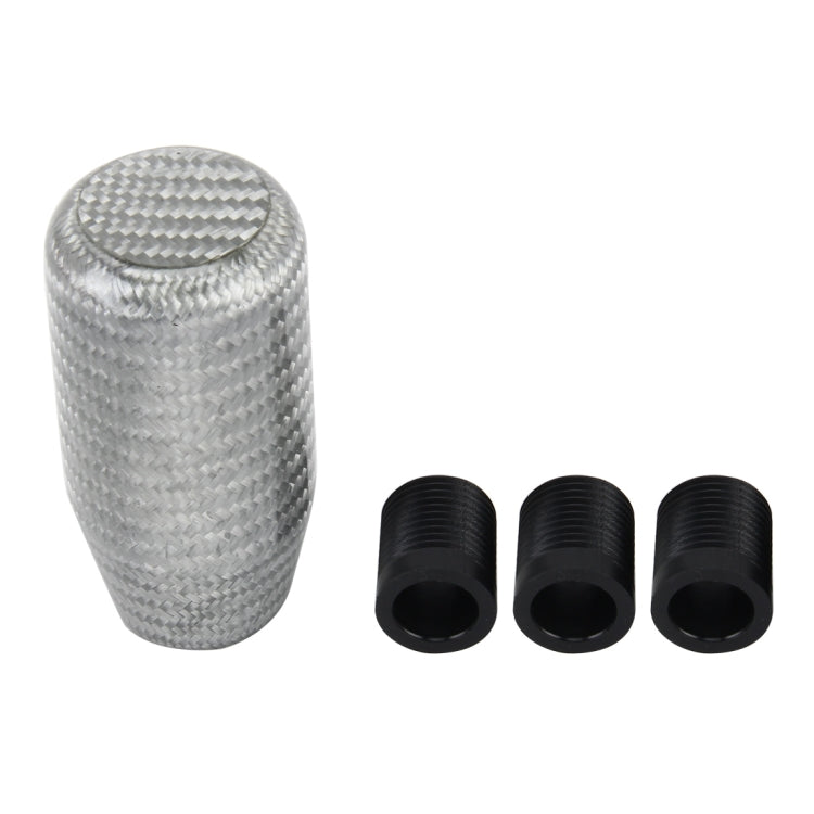 Pomello del cambio per auto universale Pomello del cambio per auto modificato Pomello della leva del cambio della trasmissione automatica Manopole del cambio in piombo in carbonio, Car Gear Shift Knob 1