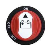 Jtron Interruttore On/Off per Batteria per Auto Interruttore Principale per Batteria per Auto MAX DC 50V 50A CONT 75A INT Uso per Auto/Fuoristrada/Camion, DC 50V 50A