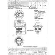 Jtron Interruttore on/off per batteria per auto Interruttore principale per batteria per auto MAX DC 32V 100A CONT 150A INT Uso per auto/fuoristrada/camion, DC 32V 100A