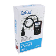 Scanner di codici C500 Display da 320 * 240 pixel Scanner per auto Lettore di codici di errore Aggiornamento scanner Strumento diagnostico automobilistico online, supporto scheda SD, C500