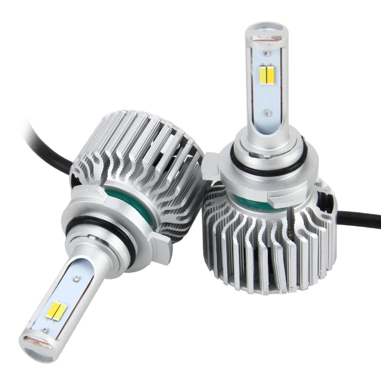 2 pezzi 9012 26W 2250LM faro per auto LED luce automatica funzione CANBUS integrata (luce bianca, luce gialla, luce bianca calda), DC 9-16V, 9012