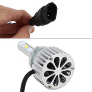 2 pezzi 9012 26W 2250LM faro per auto LED luce automatica funzione CANBUS integrata (luce bianca, luce gialla, luce bianca calda), DC 9-16V, 9012