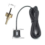 PZ-300-6 Cicalino di retromarcia per auto e sensori LED Sistema di assistenza per allarme di parcheggio con 6 radar posteriori, with 6 Rear Radar