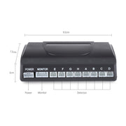 PZ-300-8 Sistema di assistenza per allarme di parcheggio per monitor LED con cicalino di retromarcia per parcheggio con sensori anteriori 4 * 7 m e sensori posteriori 4 * 2,5 m, with 4 Front Sensors and 4 Rear Sensors