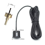 PZ-300-8 Sistema di assistenza per allarme di parcheggio per monitor LED con cicalino di retromarcia per parcheggio con sensori anteriori 4 * 7 m e sensori posteriori 4 * 2,5 m, with 4 Front Sensors and 4 Rear Sensors