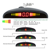 PZ-300-8 Sistema di assistenza per allarme di parcheggio per monitor LED con cicalino di retromarcia per parcheggio con sensori anteriori 4 * 7 m e sensori posteriori 4 * 2,5 m, with 4 Front Sensors and 4 Rear Sensors
