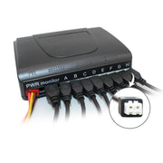 PZ-300-8 Sistema di assistenza per allarme di parcheggio per monitor LED con cicalino di retromarcia per parcheggio con sensori anteriori 4 * 7 m e sensori posteriori 4 * 2,5 m, with 4 Front Sensors and 4 Rear Sensors