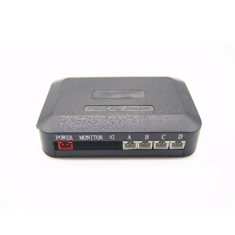 PZ-303-W Cicalino di retromarcia per auto e sistema di assistenza per allarme di parcheggio con monitor LED con 4 radar posteriori, with 4 Rear Radar