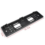 PZ600-L Europa Telaio targa auto Telecamera posteriore Sistema di parcheggio visivo per retrovisione con 2 rilevatori radar di retromarcia, with 2 Reversing Radar Detector
