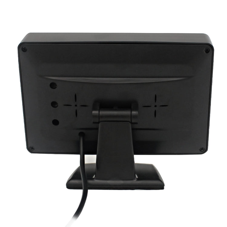 PZ601-C TFT LCD 2 ingressi video Monitor di parcheggio da 4,3 pollici 2 in 1 con 648*488 pixel Telecamera per retromarcia Obiettivo in vetro con cavo video RCA da 6 m, PZ601-C