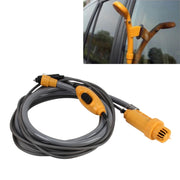 DC 12V Fare la doccia Lavare l'auto Lavare il piatto Set doccia per automobile regolabile con alimentazione idrica con tubo in plastica da 2 m, 2m