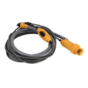 DC 12V Fare la doccia Lavare l'auto Lavare il piatto Set doccia per automobile regolabile con alimentazione idrica con tubo in plastica da 2 m, 2m
