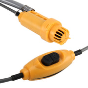 DC 12V Fare la doccia Lavare l'auto Lavare il piatto Set doccia per automobile regolabile con alimentazione idrica con tubo in plastica da 2 m, 2m